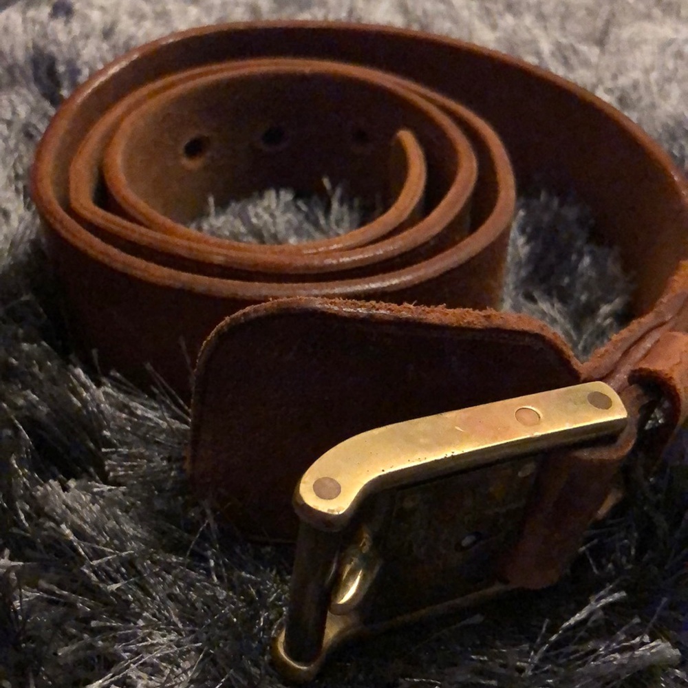 Vintage leather belt